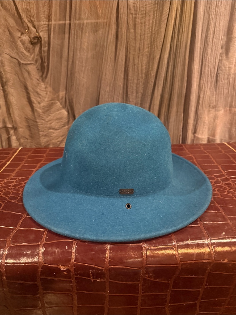 Converse Teal Blue Wool Felt Bucket Hat
